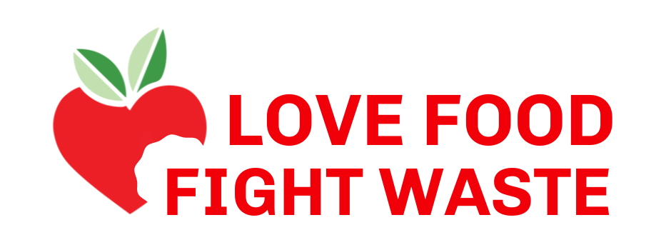 Love Food Logo - Color Rectangle Solid Background