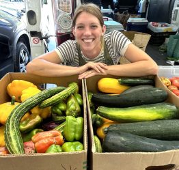 Shorts Family Farm donation at IC Farmers Market 8-12-23